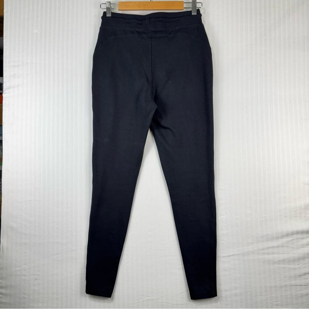 Alphalete Classic Capital Logo Black Crop Hoodie & Jogger Sweatpants Size Medium - Picture 8 of 12